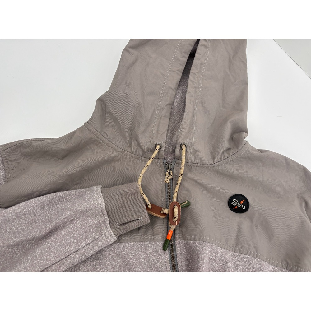Howler Bros Kameron Hoodie Men's XL Gray Full Zip Fleece Shell Hybrid Jacket - Picture 9 of 10